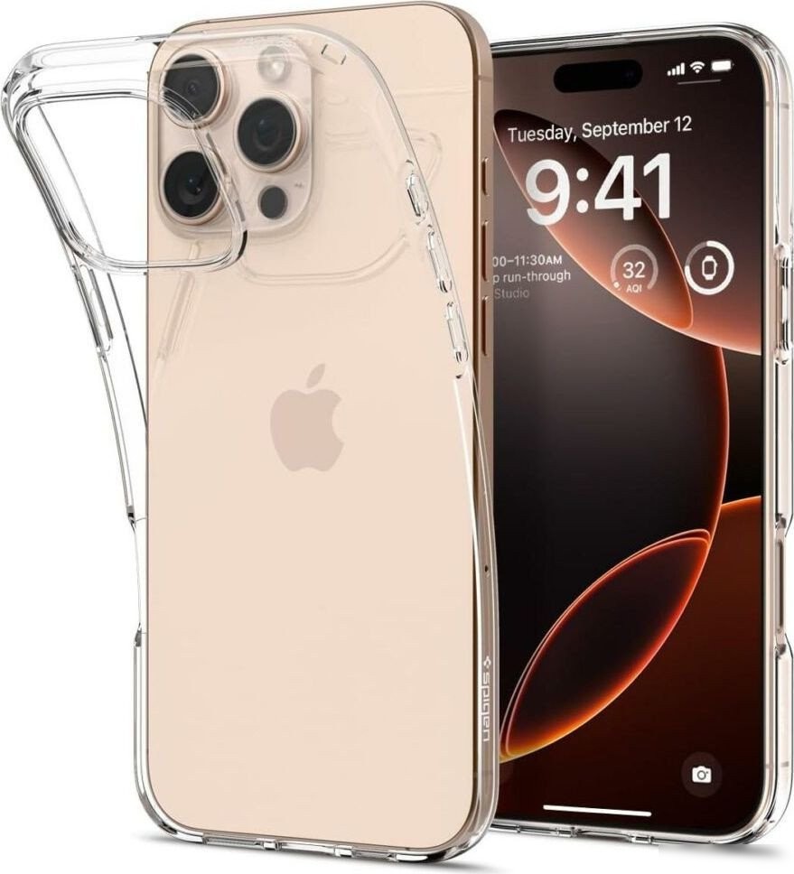 Чехол для телефона Spigen Liquid Crystal для iPhone 16 Pro Max Crystal Clear