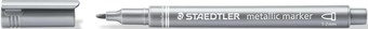 Маркер перманентный Staedtler Мetallic 8323-81 (серебристый)