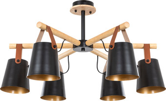 Люстра средней высоты Arte Lamp Thomas A7032PL-6BK
