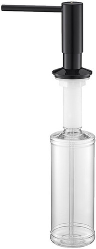 Дозатор для моющего средства Paulmark Decus D004-GB (глянцевый черный)