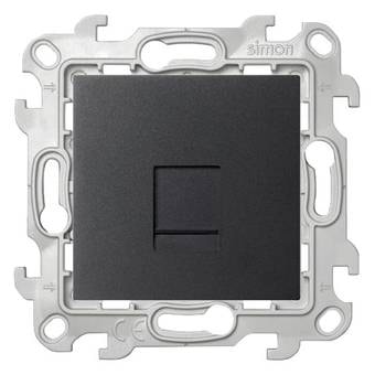 Розетка компьютерная Simon 2410598-038 (графит)