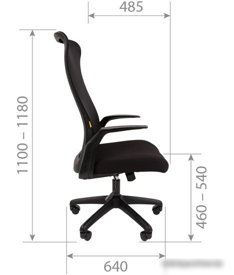 Кресло CHAIRMAN 573 (черный)