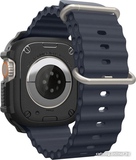 Чехол Spigen Rugged Armor для Apple Watch Ultra (49 мм) ACS05456 (черный)