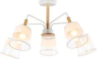 Люстра средней высоты Ambrella TR4738/5 WH/LW
