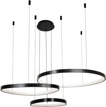 Подвесная люстра LED4U L8805-800-650-450 BK