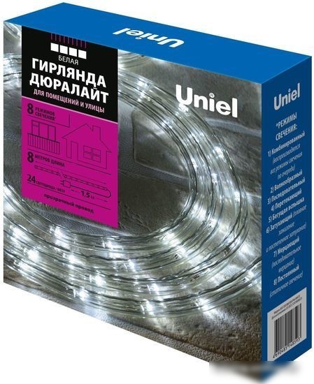 Новогодняя гирлянда Uniel ULD-D50 8M-С08 UL-00008573