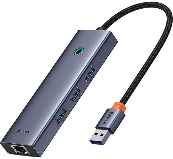 USB-хаб Baseus Flite Series 4-Port USB-A Hub B0005280A813-01