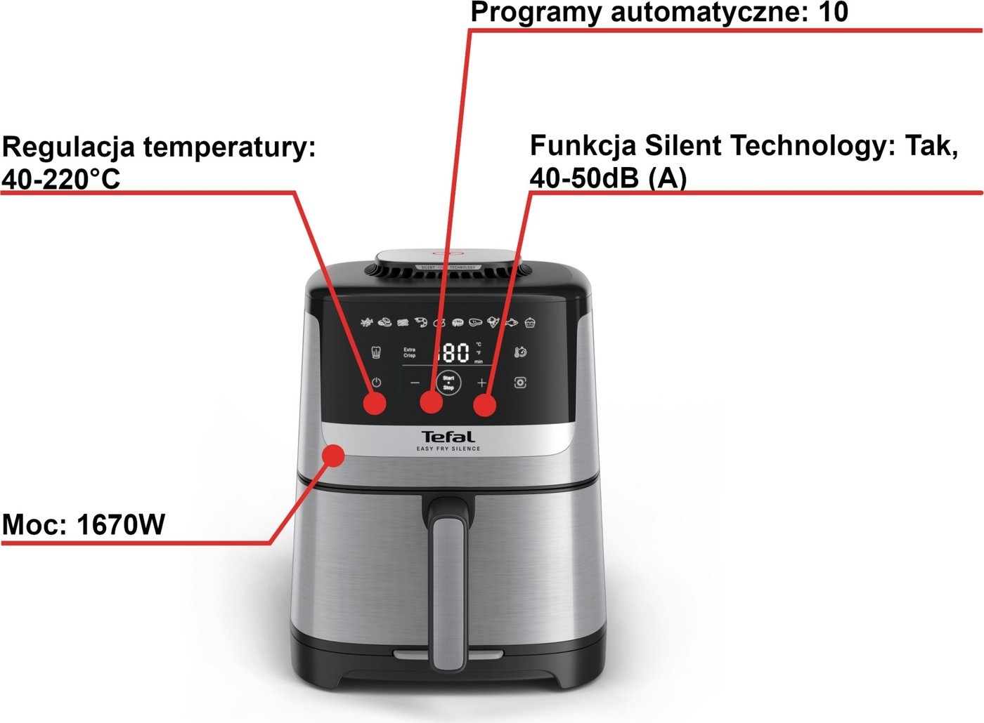 Аэрогриль (аэрофритюрница) Tefal EY552DE0