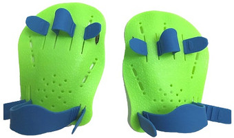 Лопатки для плавания Sabria Sport DP-03 (салатовый)