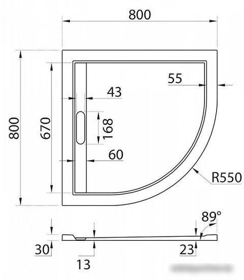 Экран под ванну Cezares Tray-AS-R-90-100-SCR-white