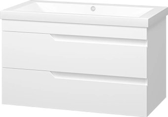Misty Тумба с умывальником Софт 90 П-Соф-01090-011П2Я+10.150.00900.001