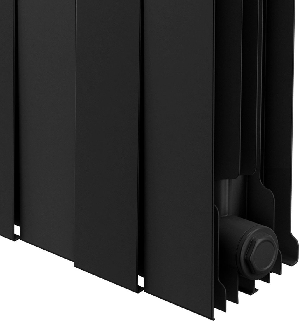 Биметаллический радиатор Royal Thermo PianoForte 200 Черный - 20 секций