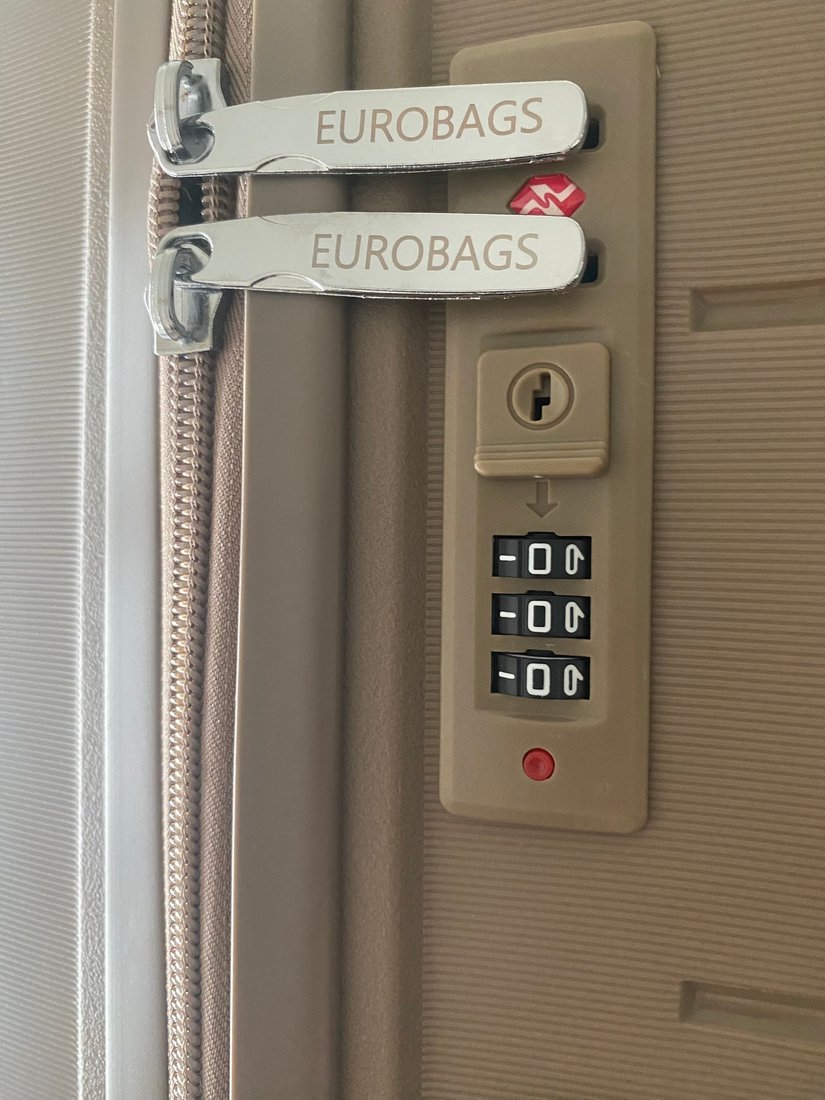 Чемодан-спиннер Eurobags PP-N95 (L, бежевый)