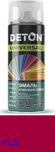 Эмаль Deton Universal Алкидная атмосферостойкая RAL 3011 0.52 л (вишня)