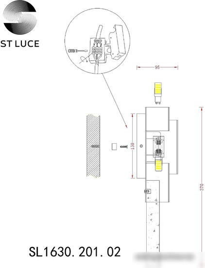 Бра ST Luce Cesena SL1630.201.02
