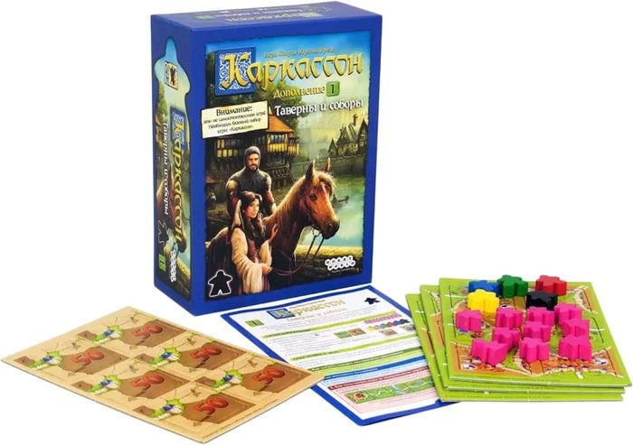 Настольная игра Мир Хобби Каркассон. Таверны и соборы