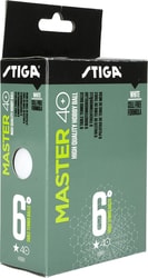 Мяч Stiga Master 40+ (белый, 6 шт)