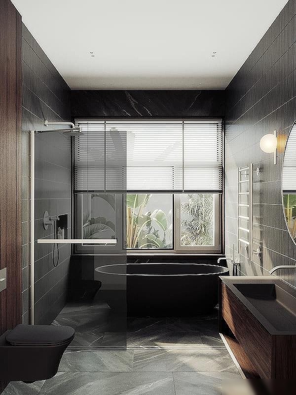 Душевая стенка MaybahGlass 99x195 MGD-1461-5ш (графитовое стекло/хром матовый)