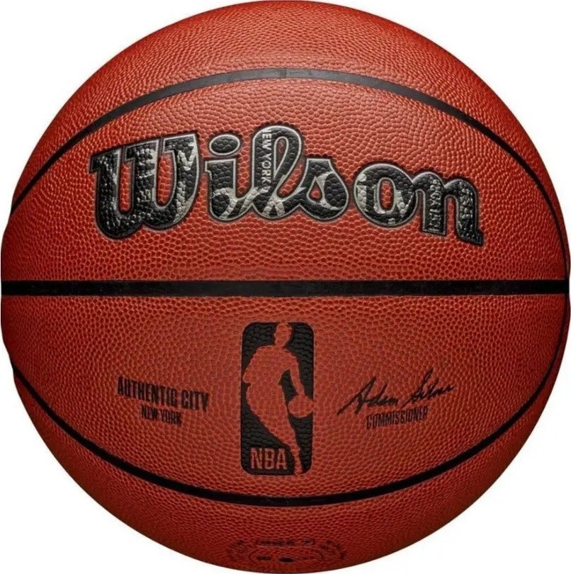 Баскетбольный мяч Wilson NBA Authentic City New York WZ2016001XB7 (7 размер)