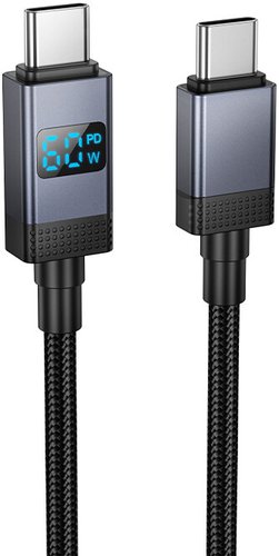 Кабель Hoco X118 USB Type-C - USB Type-C (черный)