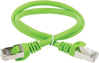 Кабель ITK RJ45 - RJ45 PC02-C5EFL-3M (3 м, зелёный)