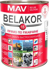 Грунт-эмаль MAV Belakor-15 Ral 6003 1 л (защитный матовый)