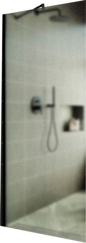 Душевая стенка MaybahGlass 89x195 MGD-690-6ш (сатин стекло/черный)