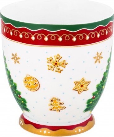 Кружка Elan Gallery Новогодняя елка 420682 (красный/узор New Bone China)