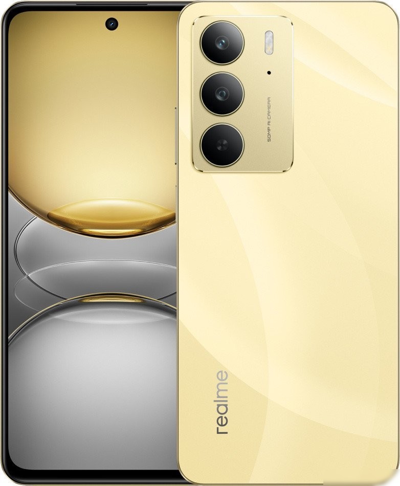 Телефон Realme C75 RMX3941 8GB/256GB (золотистый)