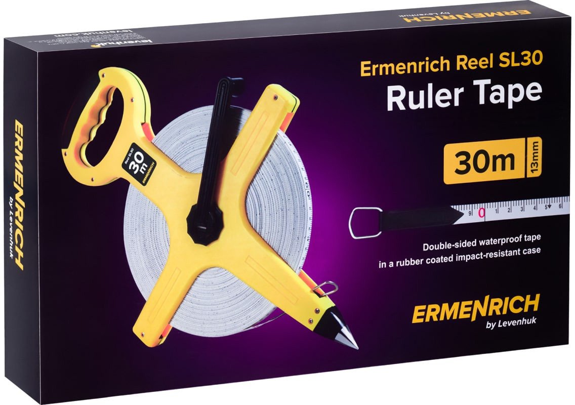 Рулетка Ermenrich Reel SL30 геодезическая 81883
