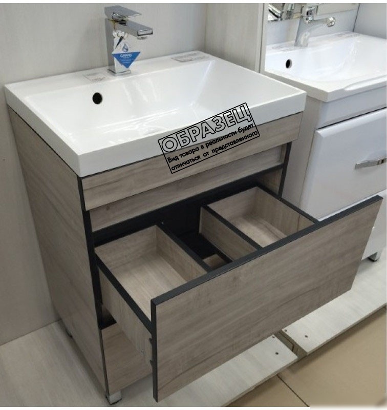 Style Line Тумба под умывальник Берлин 85 2 ящика (напольная)