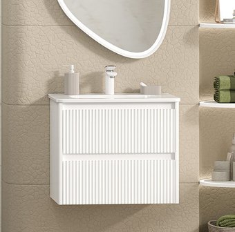 Brevita Тумба с умывальником Riva 60 RIV-07060-0102Я+B-OND060-01