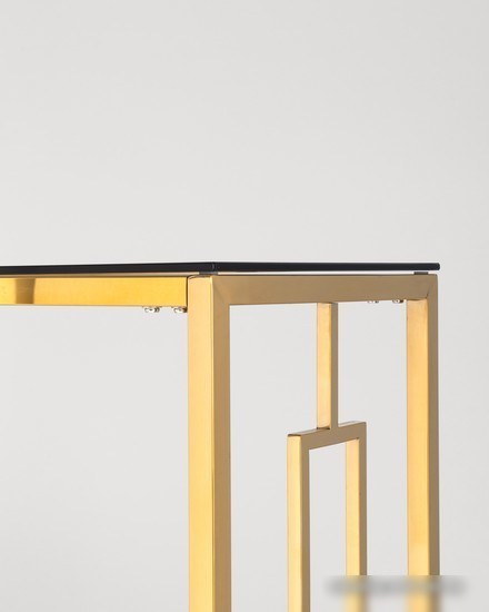 Консольный стол Stool Group Бруклин 115x30 ECST-013-TG-SK (стекло Smoke/сталь золото)