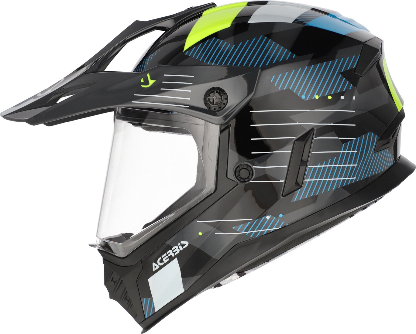 Мотошлем Acerbis Rider Junior 0026031.444.052 (Y/S (49-50), черный/флуоресцентный желтый)