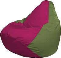 Кресло-мешок Flagman Груша Мега XXXL Г3.1-387 (фуксия/оливковый)