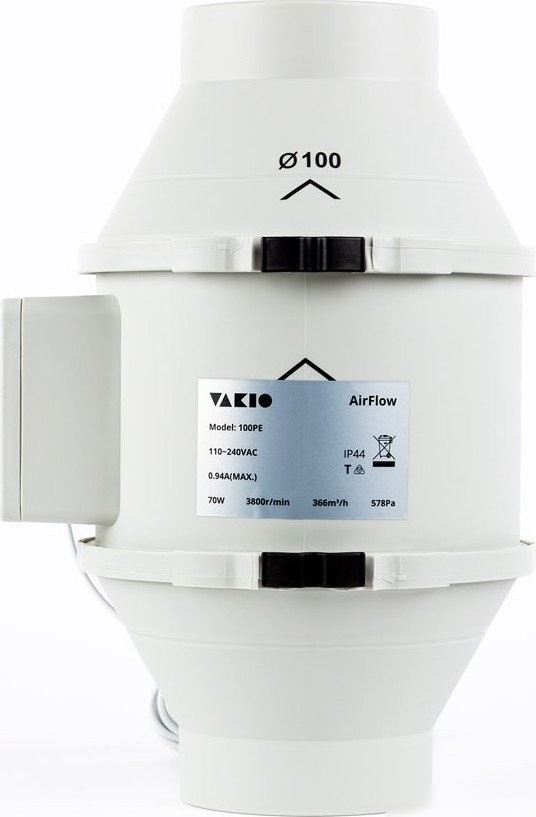 Осевой вентилятор Vakio AirFlow 100PE