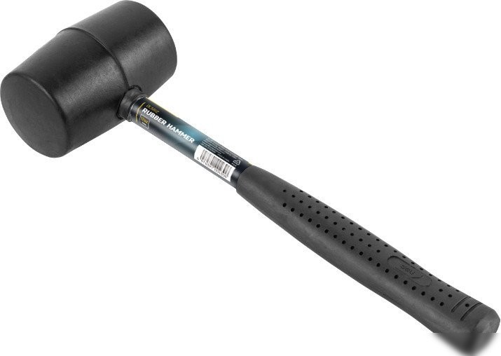 Киянка Deli Резиновая YS EDL5612 (340г, стальная рукоятка, черный)