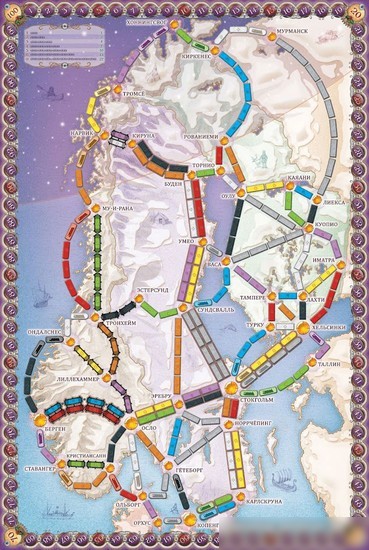 Настольная игра Мир Хобби Ticket To Ride: Северные страны