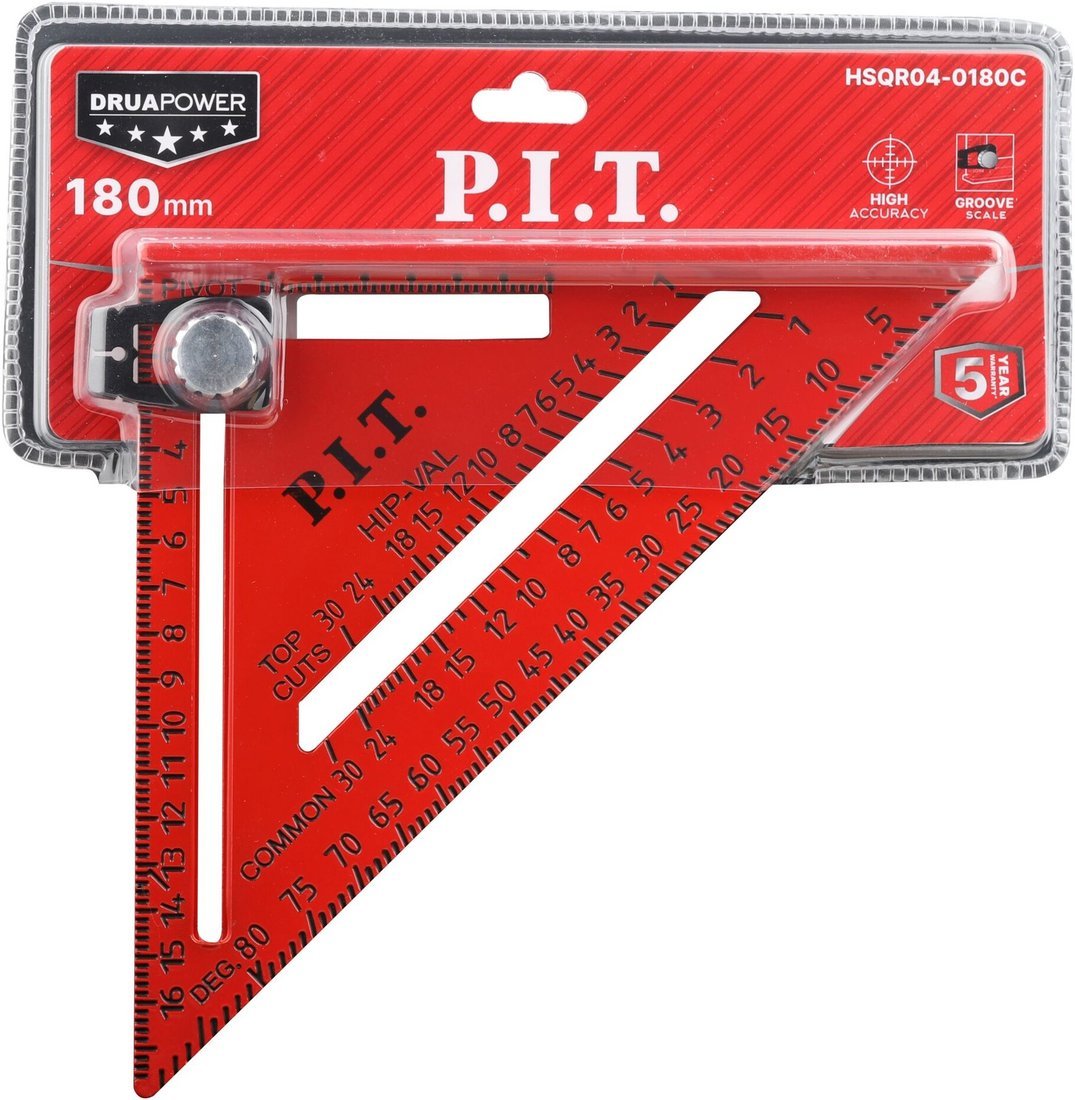 Угольник P.I.T. DRUA HSQR04-0180C