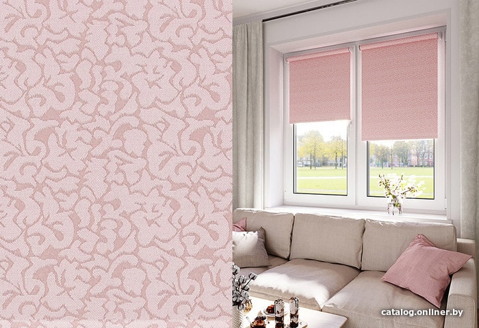 Рулонные шторы Legrand Мираж 42.5x175 (коралл)