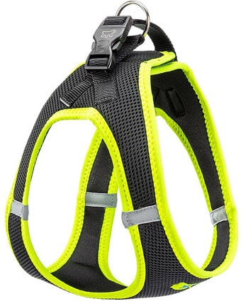 Шлейка Ferplast Kaori P 75469061 (L, черный/зеленый)