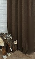 Комплект штор Delfa СШД-050 Icaro/86 (160x250, коричневый/marron)