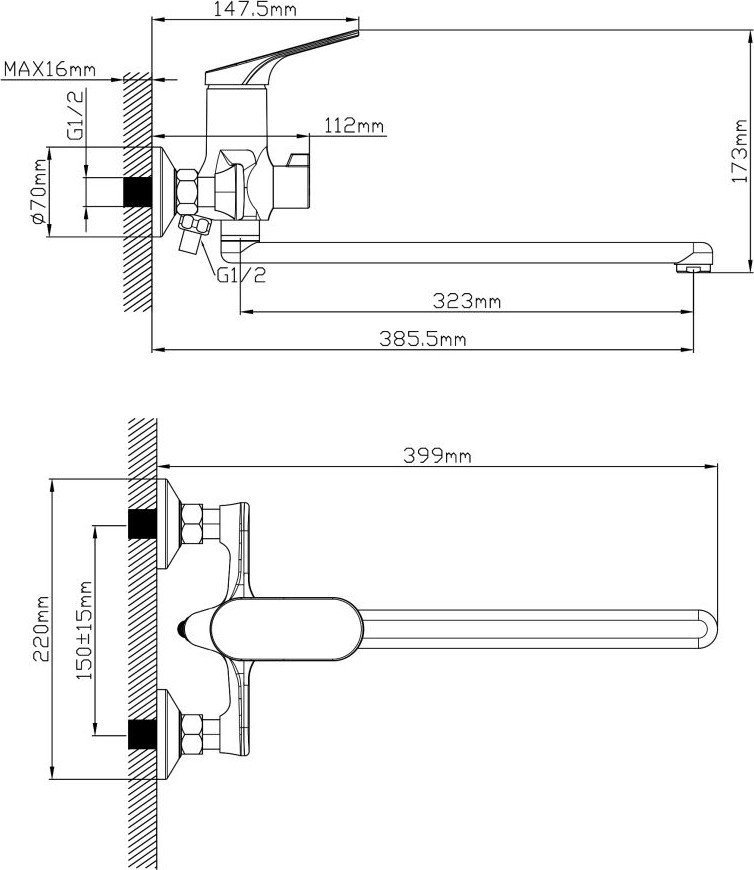 Смеситель Econoce D35 760 EC0762