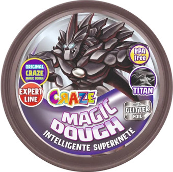 Тесто для лепки Craze Magic Dough Попрыгунчик Титан 34903.C (черный)