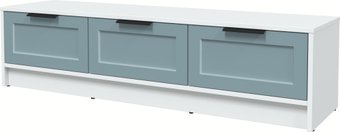 Тумба Интерлиния ТВ Концепт Тренд КТ-ТВ3-35 (белый платинум/океан)