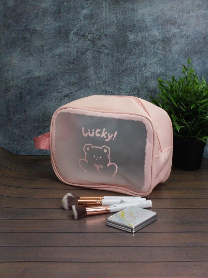 Косметичка ILikeGift Lucky bear ZT385-0017-34-03 (pink)