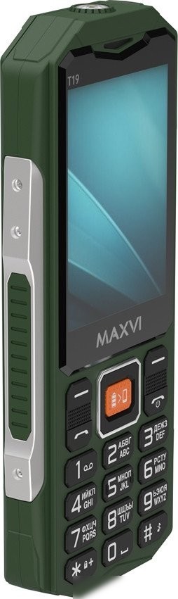 Кнопочный телефон Maxvi T19 (зеленый)