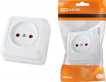 Розетка TDM Electric Ладога SQ1801-0059