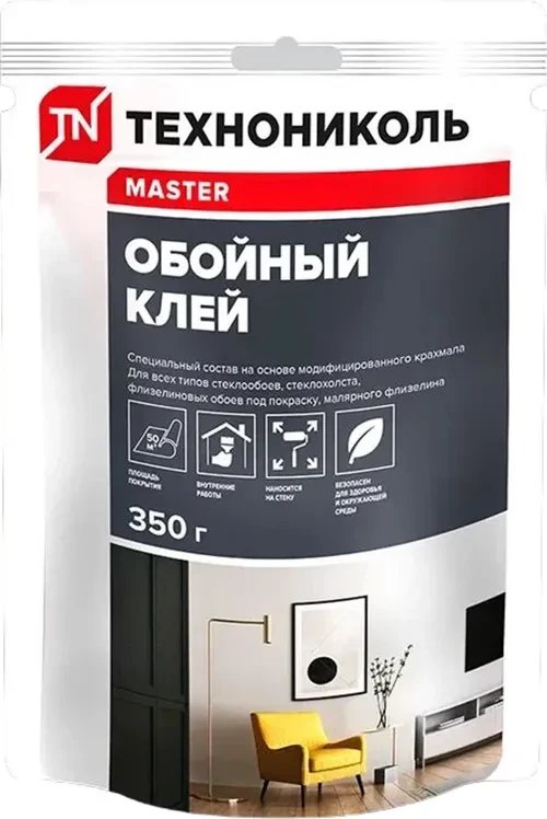 Кладочный состав универсальный ТехноНИКОЛЬ Master для стеклообоев и стеклохолста 147892 (350 г)