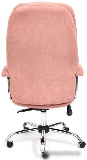 Кресло TetChair Softy LUX (флок, розовый)
